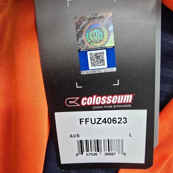 NEW Colosseum Youth Boys Auburn University 1/4 Zip Pull Over Long Sleeve Shirt - Picture 6 of 7